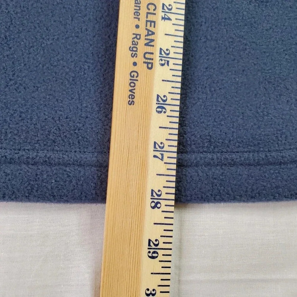 Columbia Fleece Sweater Unisex Medium Navy 1/2 Zip Mock Neck Pullover Outdoor - Picture 8 of 13